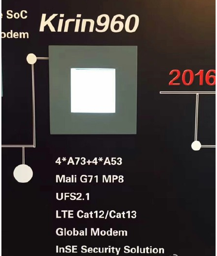 海思处理器华为麒麟960发布,联发科和高通如临