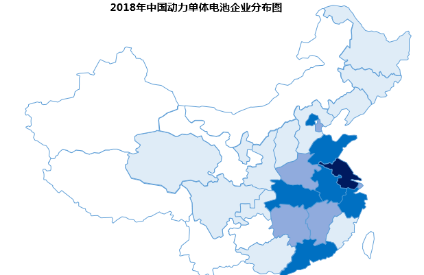 中国动力电池企业分布图一览江苏为核心