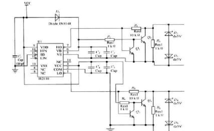 ir2110芯片的中文资料_引脚图及功能_特点_作用_内部结构_工作原理及