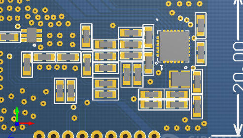 sx1278 433mhz lora无线射频模块spi接口(原理图 pcb altium工程)