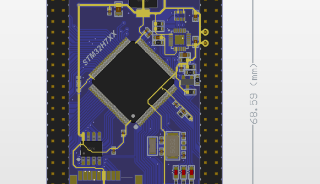 stm32h750/743核心板-带传感器mpu9250和spl06电路方案(原理图 pcb