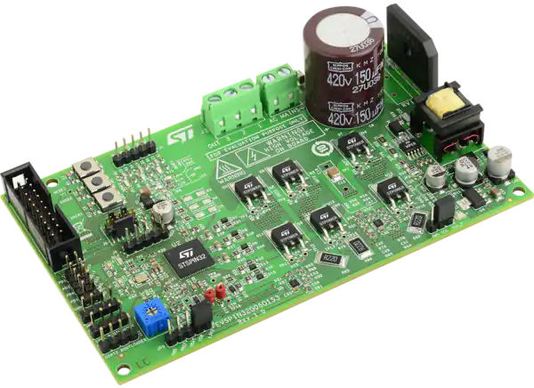 意法半导体EVSPIN32G06Q1S3评估板(基于STSPIN32G0601控制器的三相完全逆变器)的介绍、特性、及应用