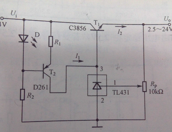 tl431可调稳压电源电路图