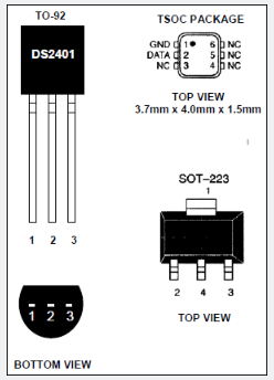DS2401硅序列號