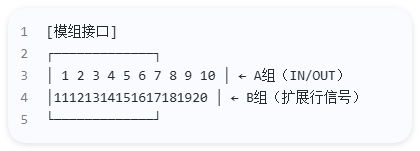 led顯示模組上信號線怎么接線圖？
