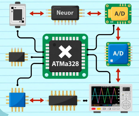 采用ATMega328微控制器进行非周期信號數字化的学习模块设计方案