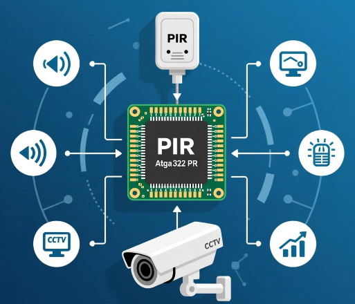 利用 Atmega328 PIR 和微控制器傳感器提高 CCTV 在线性能设计方案