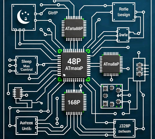Atmel ATmega48P、ATmega88P、ATmega168P、ATmega328P：AVR 微控制器可降低睡眠模式下的功耗设计方案