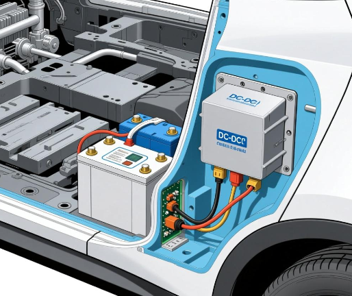DC-DC转换器在新能源汽车上的应用