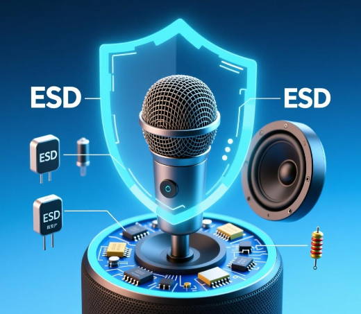 智能音箱麦克风与扬声器的ESD防护方案