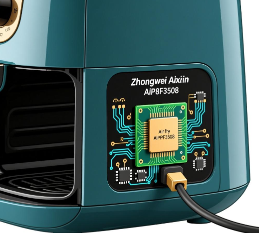 中微爱芯AiP8F3508芯片在空气炸锅的应用