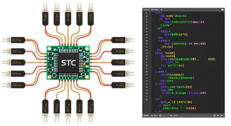 基于STC8的12路温度测试仪（原理图+程序+工程文件）