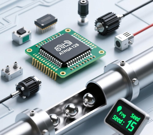 基于ATmega128控制的管道鋼珠測量設計方案