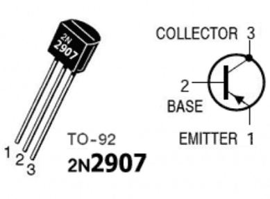 2n2907参数与管脚图