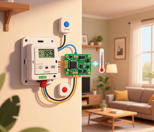 阻抗式湿敏元件简单应用电路