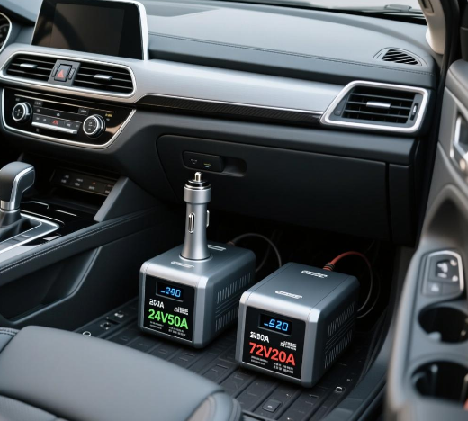 24V50A 72V20A车载充电机（原理图+PCB)