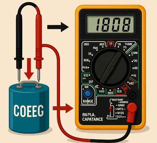 数字万用表如何测量电容