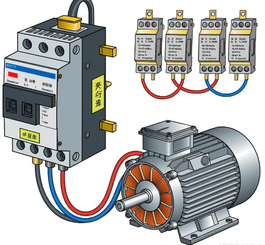 三相可控硅电力调整器控制三相异步电机