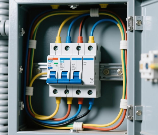 智能空开断路器接线图