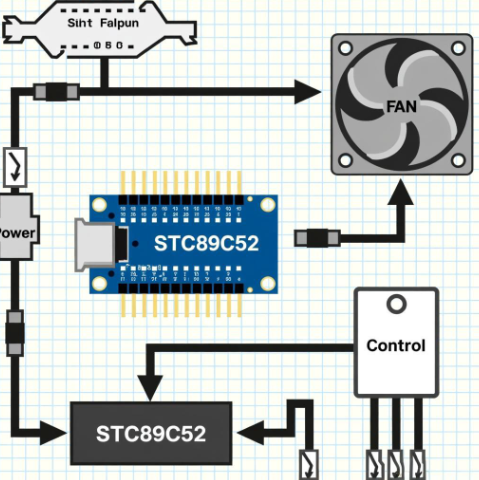 基于STC89C52单片机的智能风扇控制系统设计方案