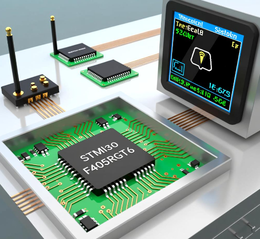 基于STM32F405RGT6单片机的无线可视化移动定位系统设计方案