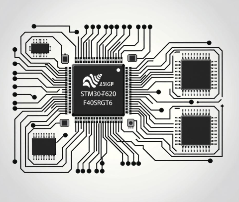 基于STM32F405RGT6单片机和ov7620成像数据采集芯片实现可存储的摄像头图像采集电路设计方案