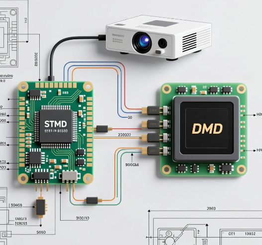 基于STM32单片机的DMD投影仪的驱动电路设计方案