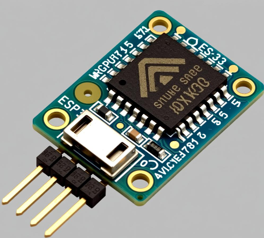 基于 ESP32 IoT 开发模块的土壤水分传感器电路（PCB）
