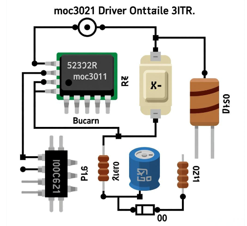 moc3021驱动可控硅典型电路