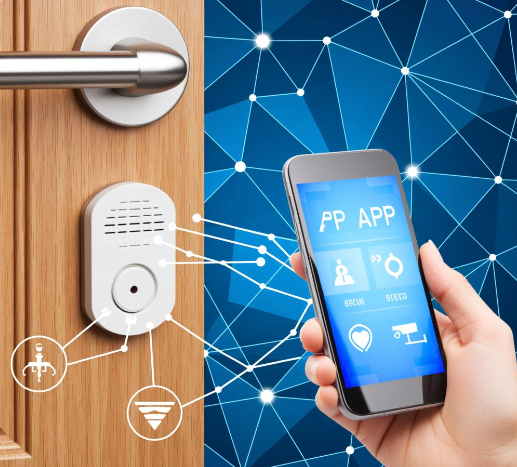 门磁传感器的安装与调试