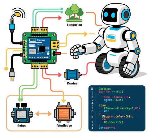 基于 Arduino 的消防机器人控制器（原理图+代码）