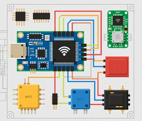 基于STM32RCT6的WIFI远程遥控器电路方案设计（电路图+源码）
