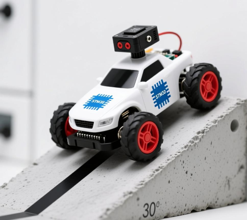 电赛省赛-2020TI题目-STM32坡道行驶循迹小车