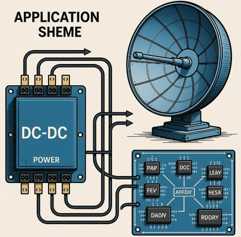 DC-DC电源模块在数字阵列雷达的应用方案
