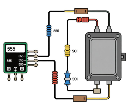 555定时器如何实现驱动汽车点火线圈