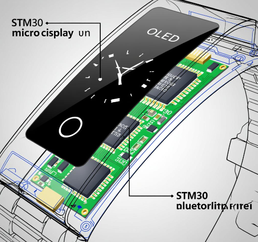 基于蓝牙的STM32单片机智能手环设计-OLED显示