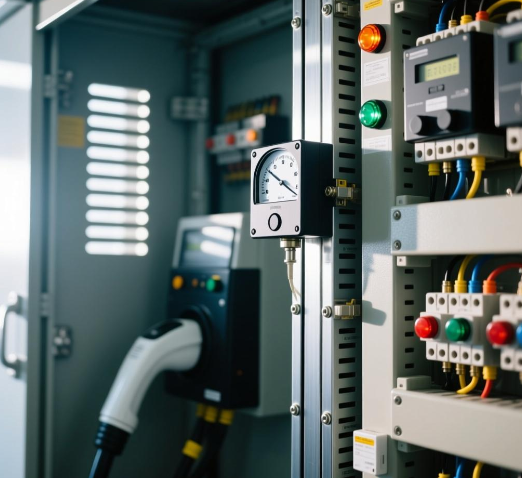 导轨式直流表在汽车充电桩项目上的应用