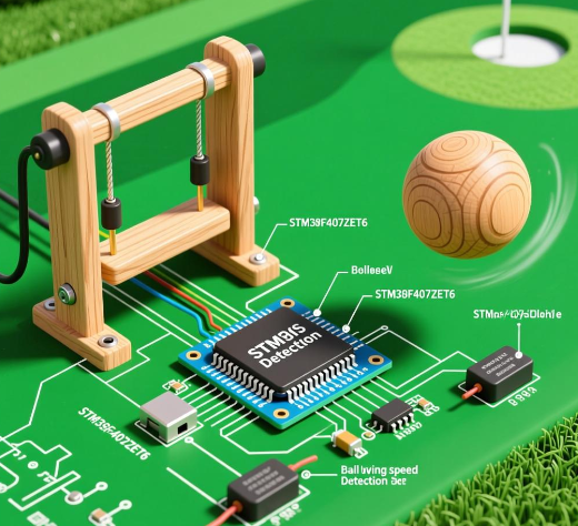 基于STM32F407ZET6的木球挥杆速度检测系统设计方案