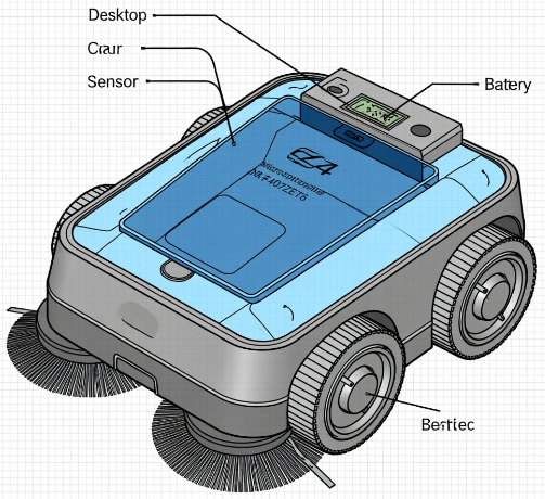 基于STM32F407ZET6的移动式桌面自动清洁机器人设计方案