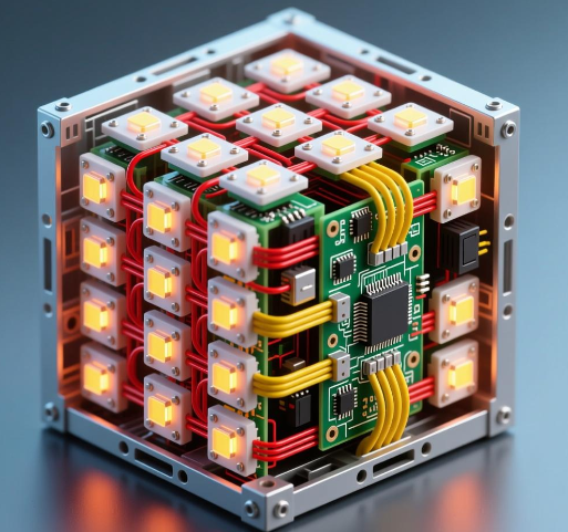 8*8*8光立方电路（原理图+PCB源文件+源代码+3D图）
