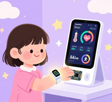基于NodeMCU ESP8266的6-12岁儿童身体状况监测系统
