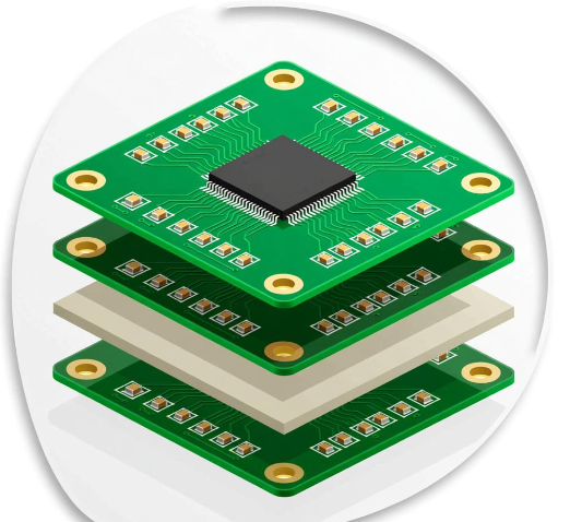 四层PCB板中间两层怎么处理