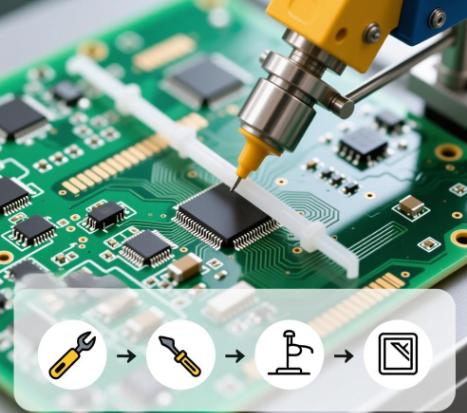 pcb板打胶注意事项