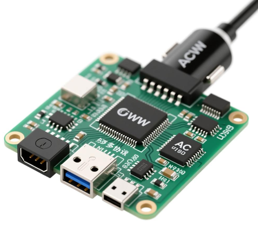 36W降压AC口多协议PD车载手机快速充电方案