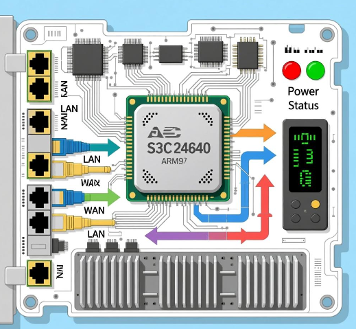 基于S3C2440 ARM9微处理器实现家庭网关设计方案
