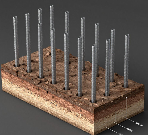 某工程长短桩组合桩基础设计方案分析