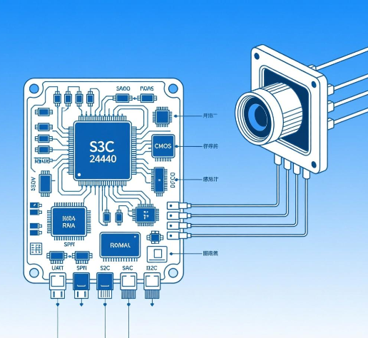 基于32位ARM嵌入式微控制器S3C2440+CMOS图像传感器的太阳跟踪系统设计方案