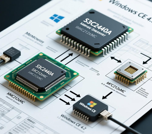 基于嵌入式微处理器S3C2440A+MEMS地磁传感器MMC212xMC和WinCE 4.2操作系统实现数字寻北仪的应用方案