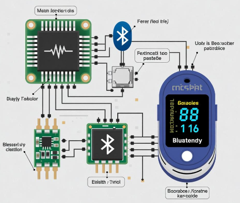 毕设-基于51单片机的蓝牙脉搏计的设计（原理图+仿真图+程序+论文）