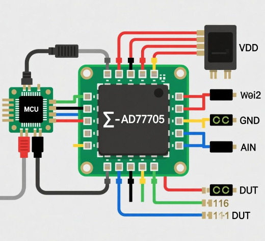 16位∑-ΔA/D转换器AD7705与微控制器的接口设计